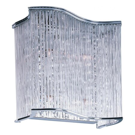 Maxim Four Light Polished Chrome Clear Glass Wall Light 39709CLPC